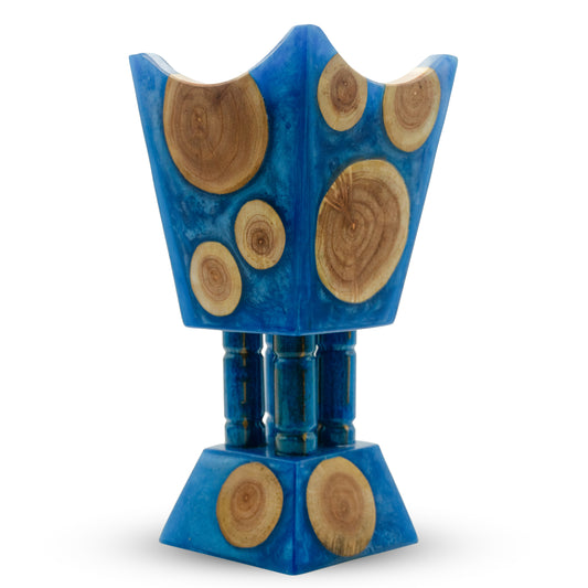 Madkhan - Traditional Incense Burner (Blue)